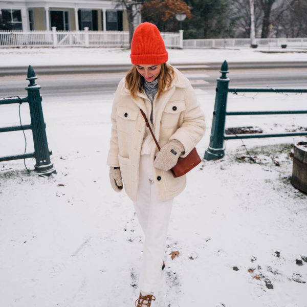 All White Winter Outfit