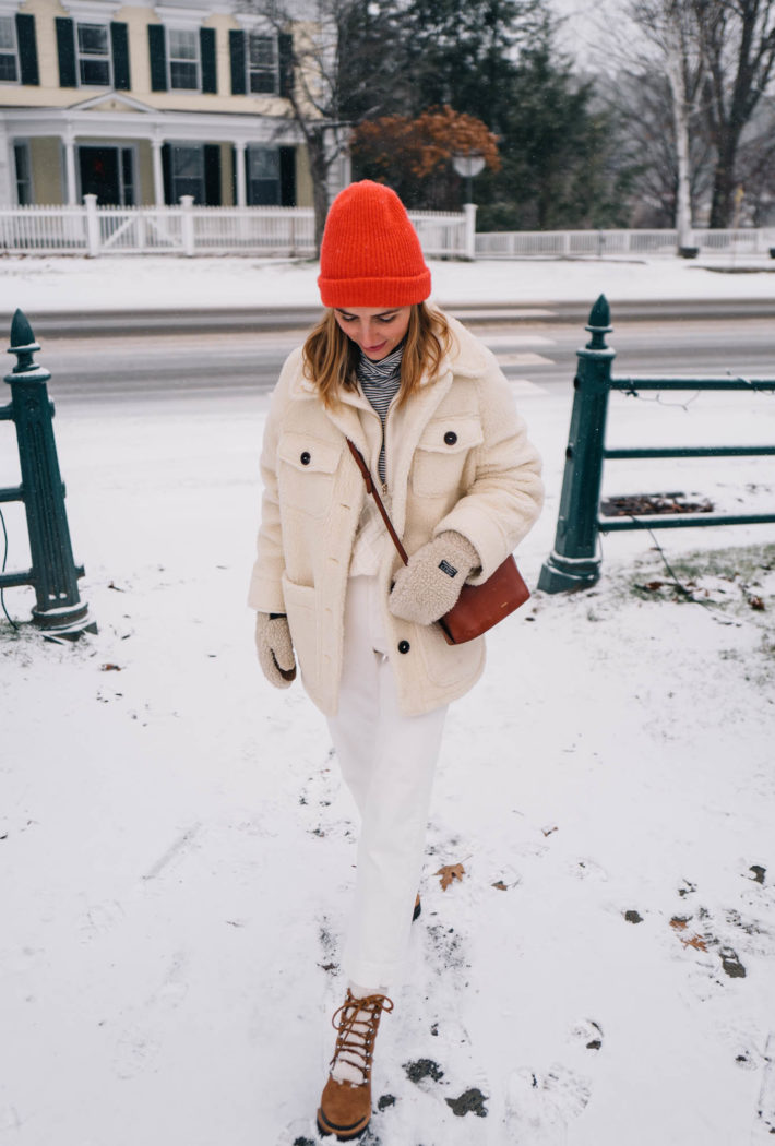 All White Winter Outfit