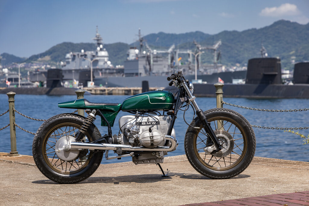 SALTY GREEN: BMW R100RS from Heiwa Motorcycles.