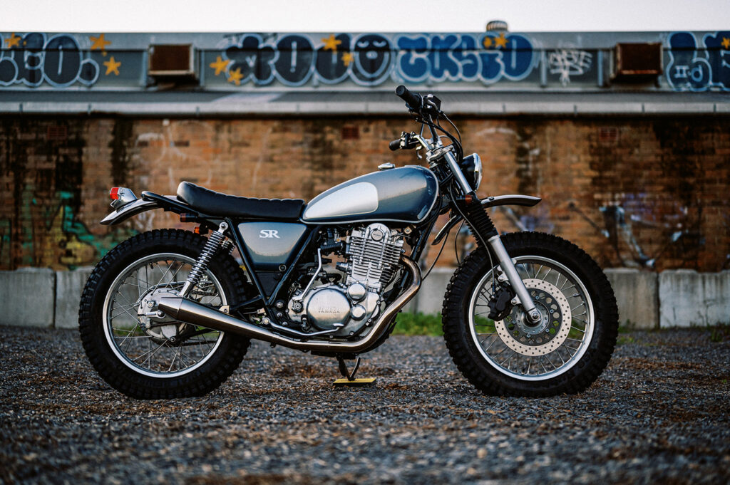 VINTAGE VIBES: Yamaha SR400 by Sabotage Motorcycles.