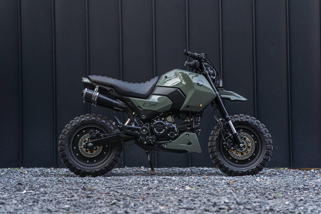 GREEN POWER: Honda Grom from K-Speed.