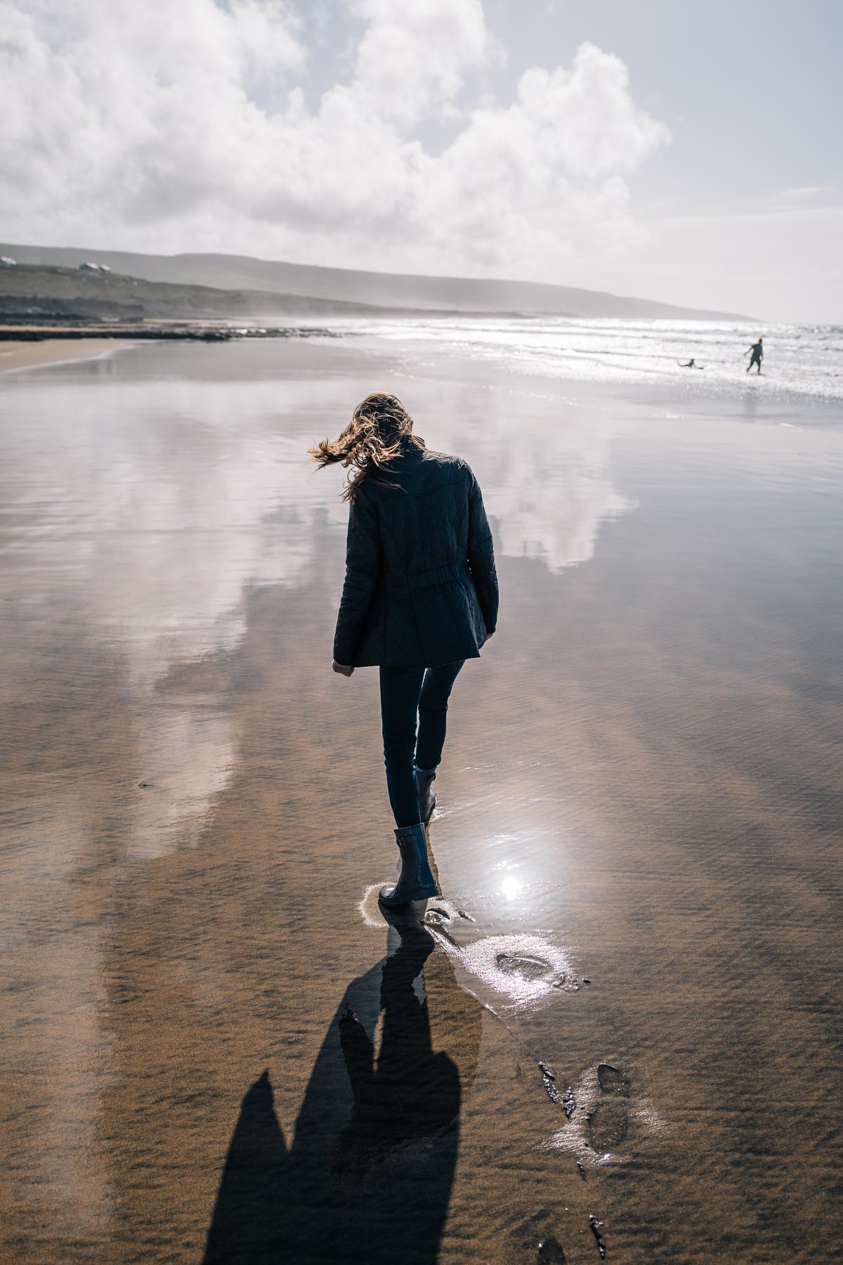 Jess Ann Kirby at Fanore Beach in Ireland | 5 Daily Habits That Improve My Mental Health