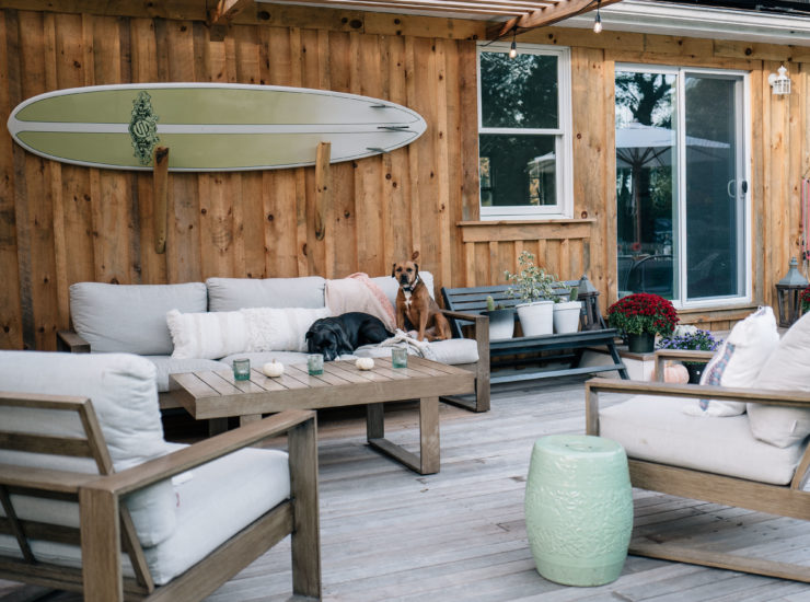 Our Porch & Pergola Reveal + A New Outdoor Dining Set
