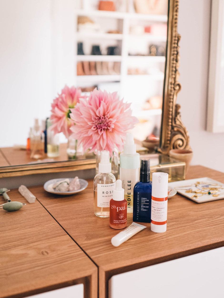 Jess Ann Kirby shares her clean beauty routine during pregnancy.