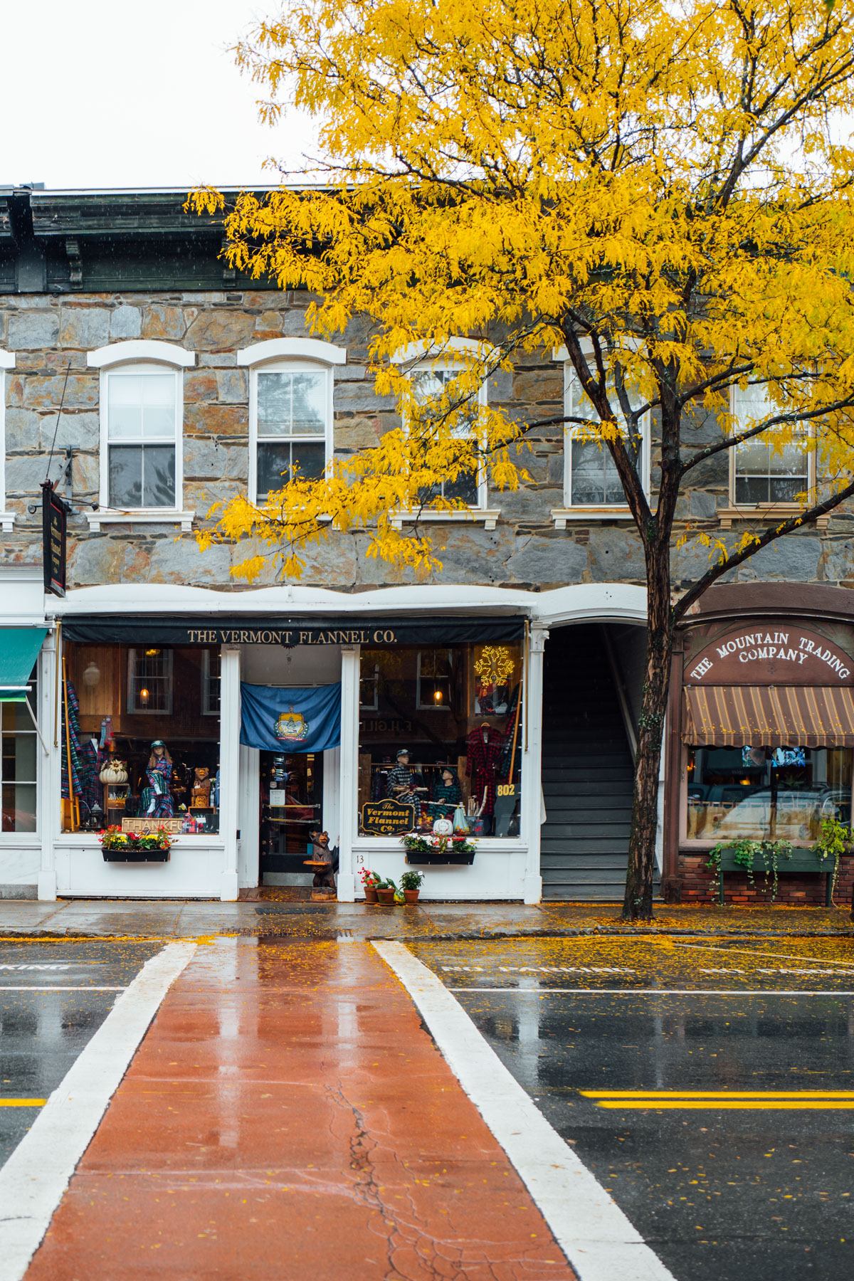 Jess Ann Kirby recommends shopping at the Vermont Flannel Factory during a visit to Woodstock