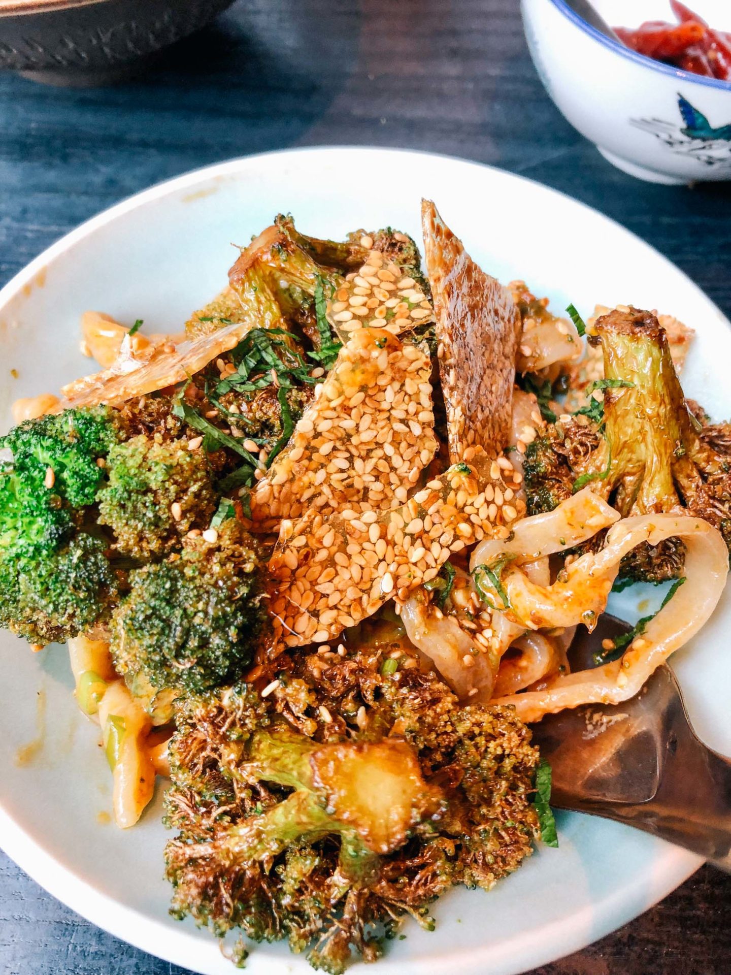 The sesame noodles is one of the best dishes at North, in Providence, Rhode Island.