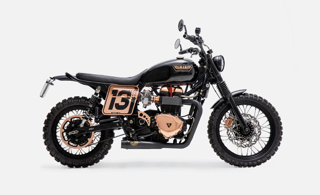 TINDAYA: Triumph Scrambler from Tamarit.