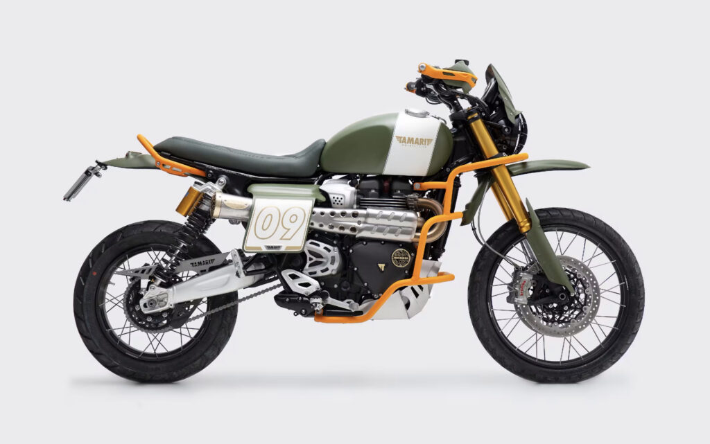 MONEGROS: Triumph 1200 Scrambler XE by Tamarit Motorcycles.