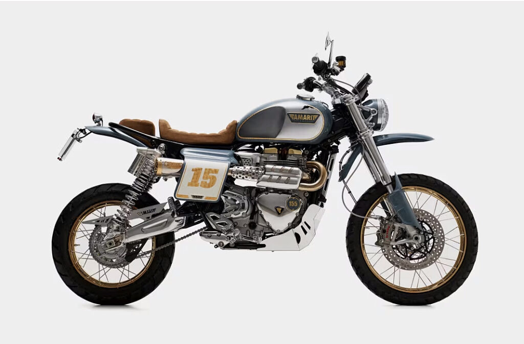 Costa del Scrambler: Triumph 1200XE built for Marbella.