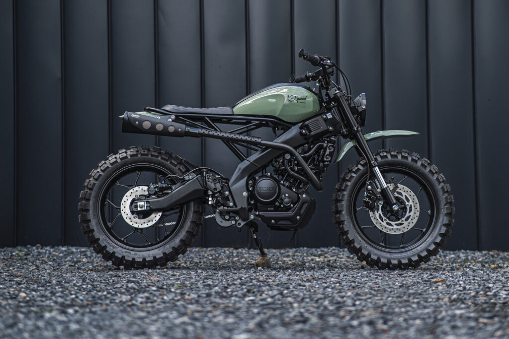 SERGEANT SCRAMBLER: Yamaha XSR155 by K-Speed.