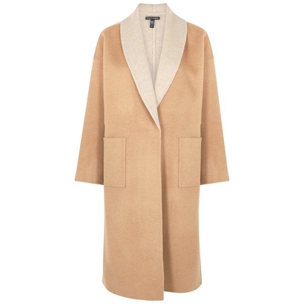 Wool Cashmere Shawl Collar Coat